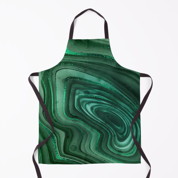 Item preview, Emerald green agate stone watercolor designed and sold by Orianah.