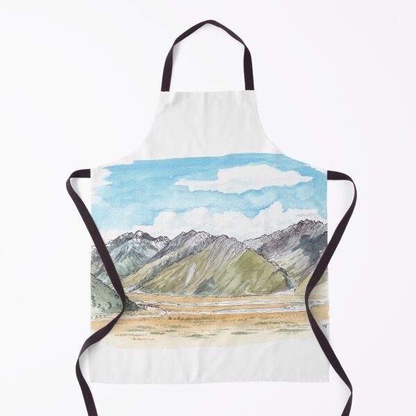 Item preview, Tasman River Valley Watercolour designed and sold by Tom Napper Design.