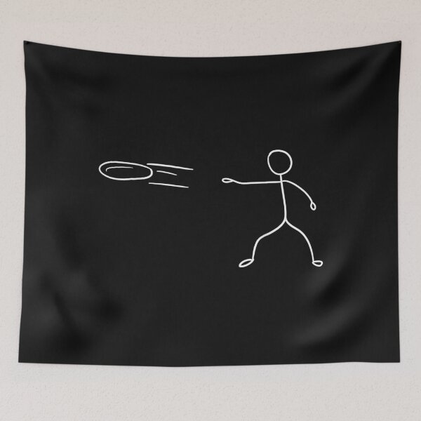 Artikelvorschau, Funny Stickman Disc Golf Player Sports Lover entworfen und verkauft von Joni23414.