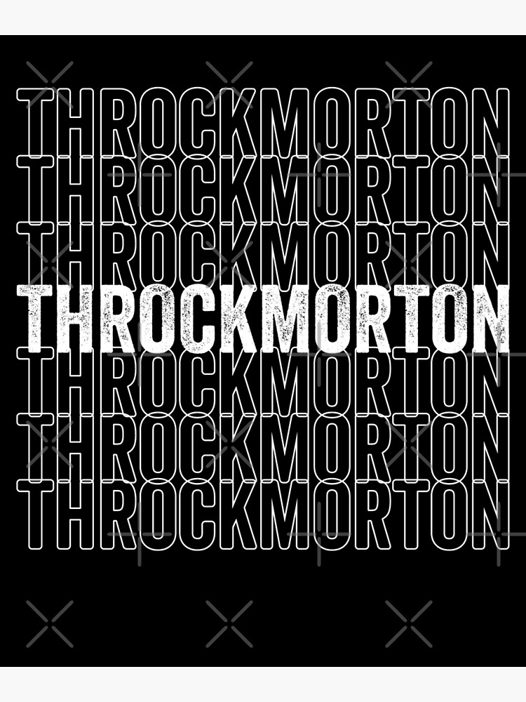 "Throckmorton Sign Funny Radiology Xray Sign" Poster for Sale by