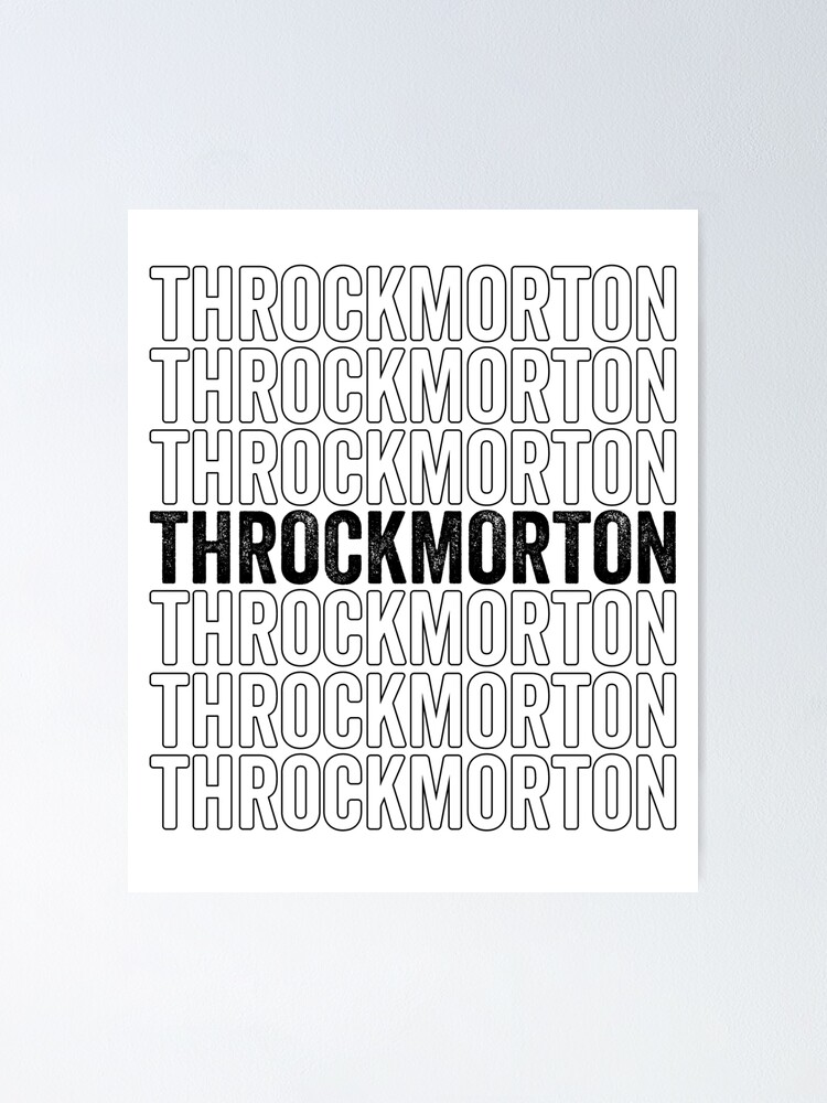 "Throckmorton Sign Funny Radiology Xray Sign" Poster for Sale by