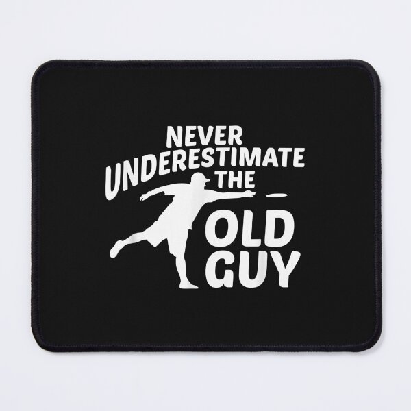 Item preview, Never Underestimate The Old Guy Funny Disc Golf Designs designed and sold by Joni23414.