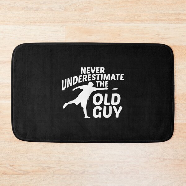 Item preview, Never Underestimate The Old Guy Funny Disc Golf Designs designed and sold by Joni23414.