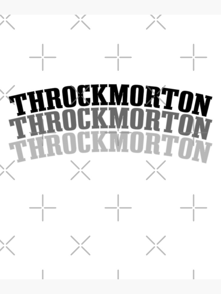 "Throckmorton Sign Funny Radiology Xray Sign" Poster by