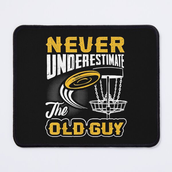 Item preview, Never Underestimate The Old Guy Funny Disc Golf Frisbee Gift designed and sold by Joni23414.