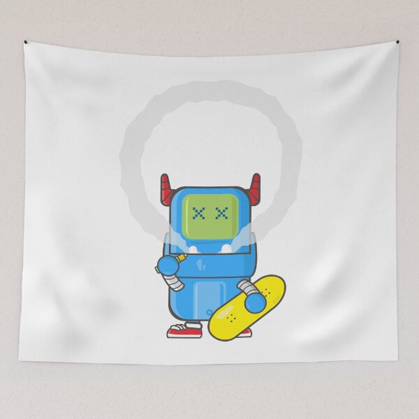 Item preview, lonely vaping chillin robot monster designed and sold by Colossus1928.