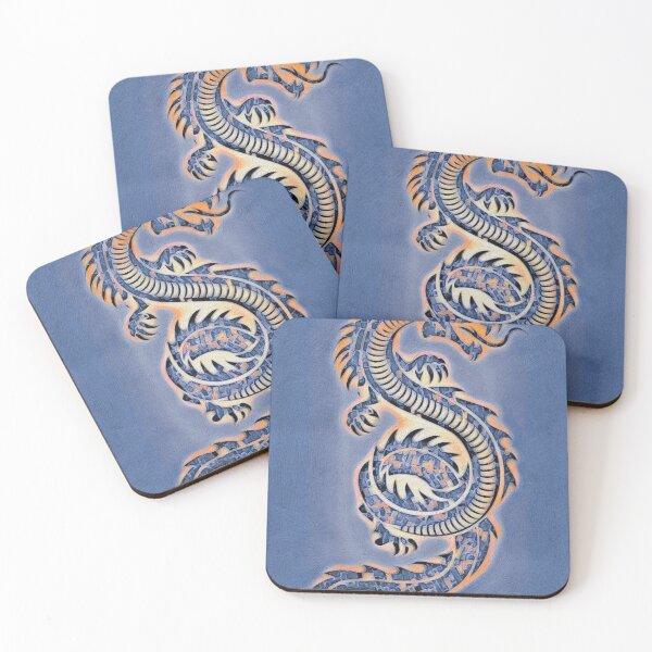 Item preview, Dragon - Light Blue designed and sold by Anas Arts.