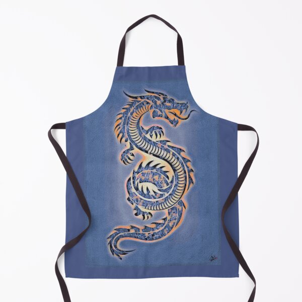 Item preview, Dragon - Light Blue designed and sold by Anas Arts.