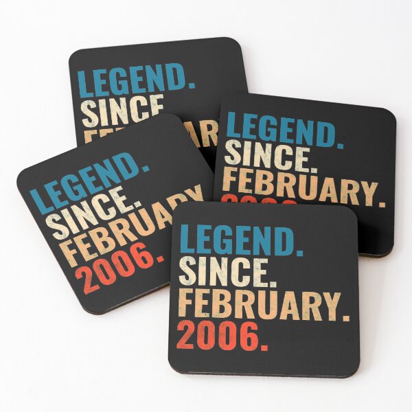 Item preview, Legend Since February 2006 Retro Vintage designed and sold by Teelogic.