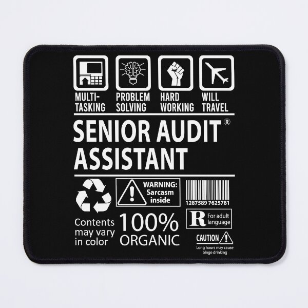 Item preview, Senior Audit Assistant T Shirt - MultiTasking Certified Job Gift Item Tee designed and sold by andahanson.