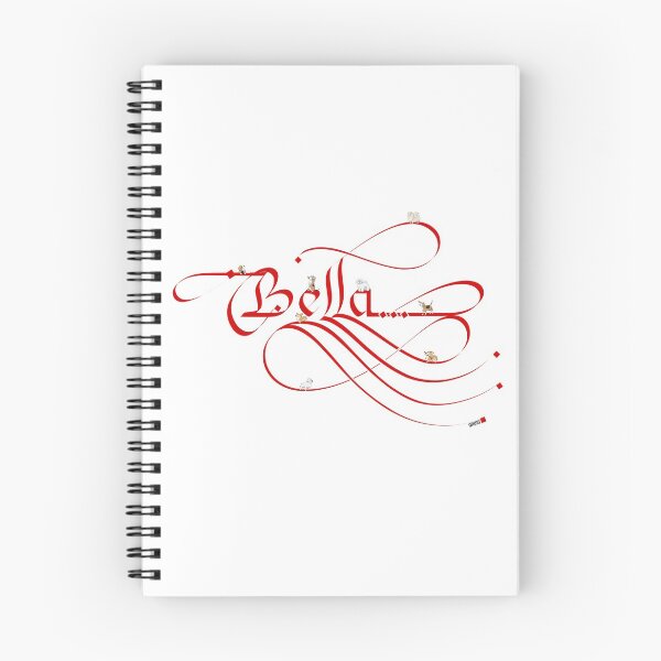 Item preview, Bella, Female Dog Name (Red) designed and sold by AhMath.