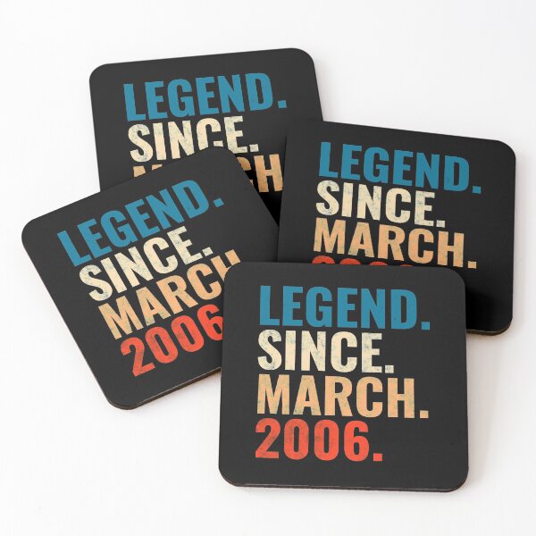 Item preview, Legend Since March 2006 Retro Vintage designed and sold by Teelogic.