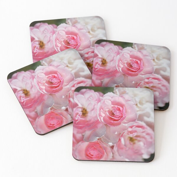 Item preview, Pink With White Standout Roses designed and sold by Joy Watson - Natural Light Photography .
