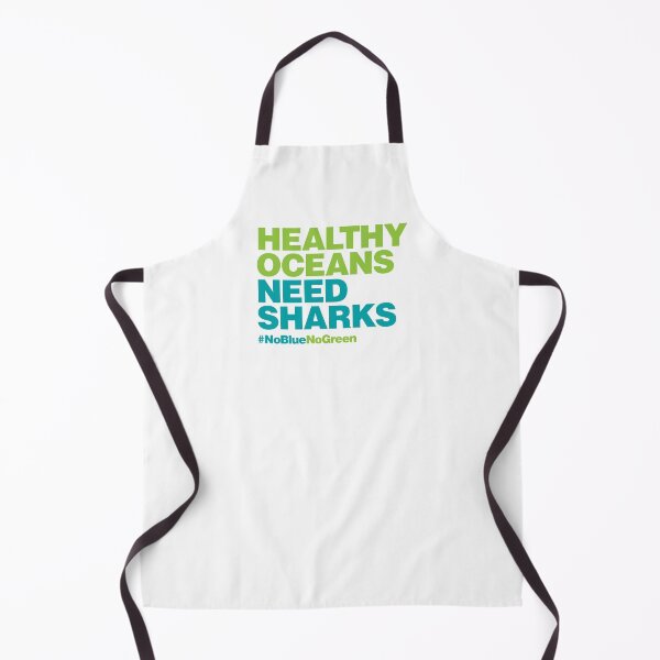 Item preview, Healthy Oceans Need Sharks #NoBlueNoGreen designed and sold by RedCloudDesign.