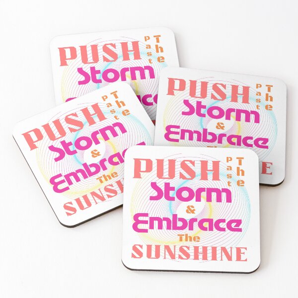 Item preview, Empowered Women Quote- Push Past the Storm and Embrace the Sunshine designed and sold by AshStylz.