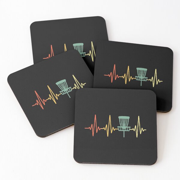 Item preview, Vintage Disc Golf Retro Heartbeat Gifts Disc Golf designed and sold by Joni23414.