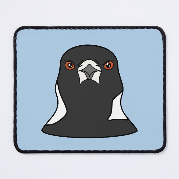 Item preview, Australian Magpie Face designed and sold by BundaBear.