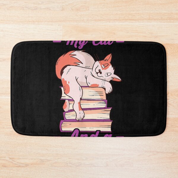 Item preview, Book - All I Need Is My Cat And A Good Book - Bookworm  designed and sold by griffithsiwcla.