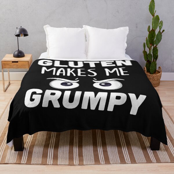 Item preview, Gluten Makes Me Grumpy Vegan Apparel T-Shirt designed and sold by StevenPerkes5.