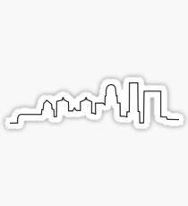 Louisville, Kentucky City Skyline Sticker