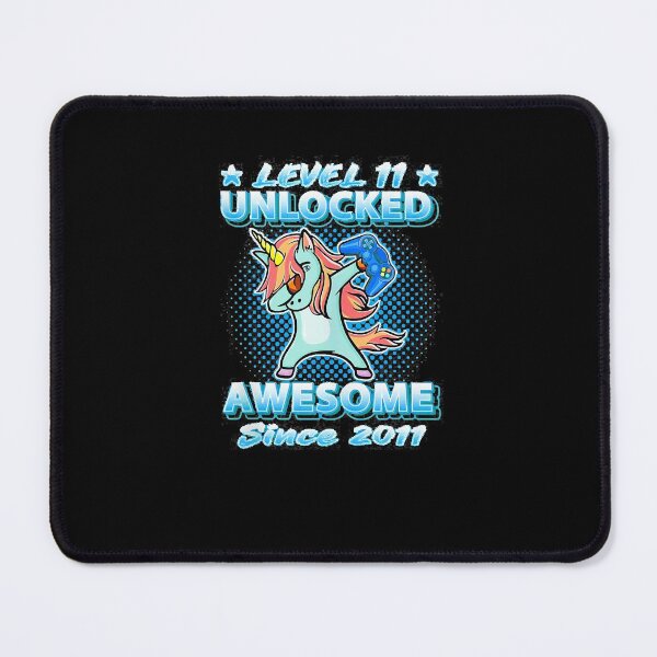 Item preview, Level 11 Unlocked Gamers Dabbing Green Unicorn designed and sold by jacobrodell11.
