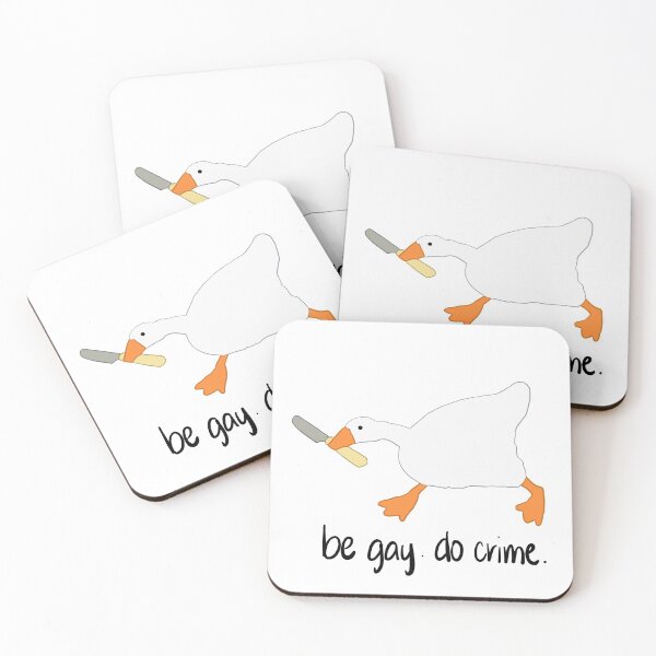 Item preview, be gay do crime goose designed and sold by madison-ward.