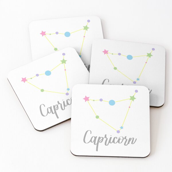 Item preview, Capricorn Zodiac Constellation in Pastels designed and sold by Kelly Leung.