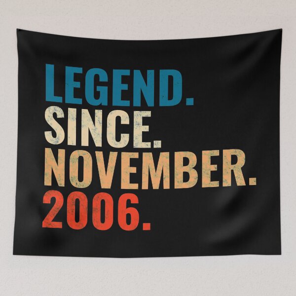 Item preview, Legend Since November 2006 Retro Vintage designed and sold by Teelogic.