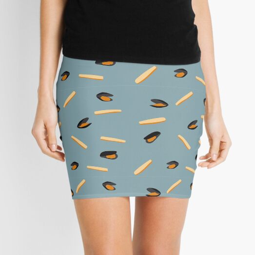 Fried mussels Mini Skirt