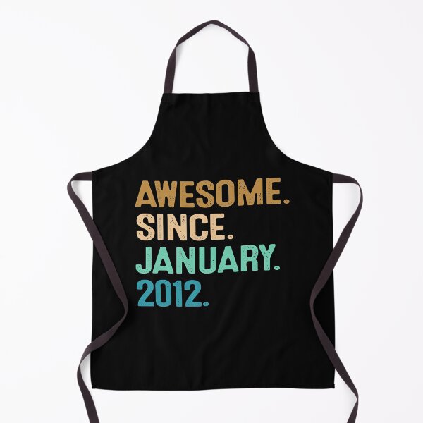 Item preview, 10th Birthday Gift 10 Year Old Awesome Since January 2012 T-Shirt designed and sold by LucyDonna.