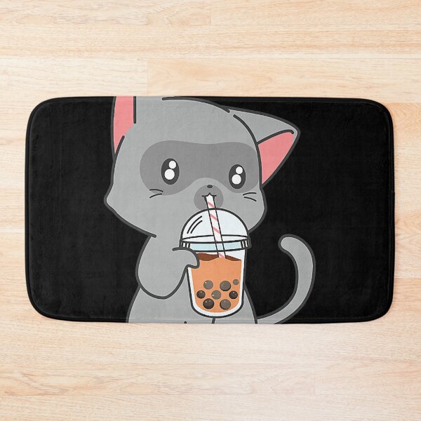 Item preview, Bubble Tea Kawaii Boba Tea Japanese Lover Cat Kitten Anime Premium designed and sold by mendozaq.