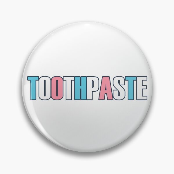 Item preview, Toothpaste - Red, Blue designed and sold by Chubuter.