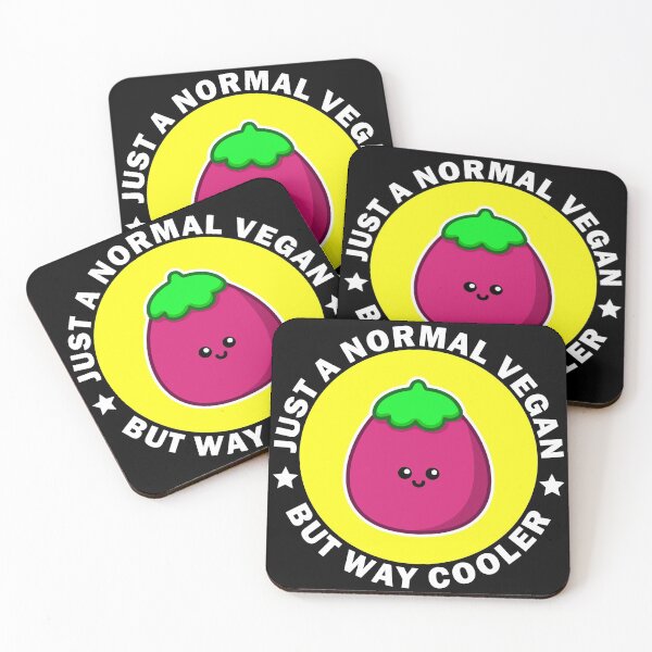 Item preview, Just A Normal Vegan But Way Cooler Egg Plant designed and sold by vineeth.