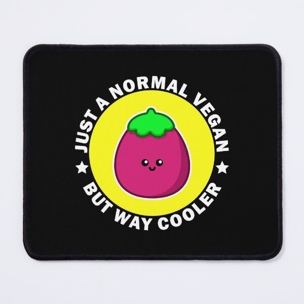 Item preview, Just A Normal Vegan But Way Cooler Egg Plant designed and sold by vineeth.
