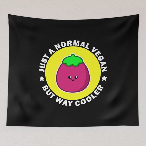 Item preview, Just A Normal Vegan But Way Cooler Egg Plant designed and sold by vineeth.