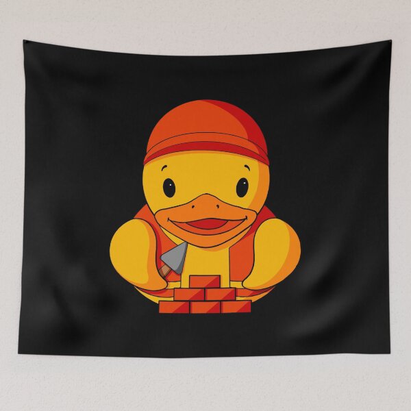 Item preview, Construction Rubber Duck designed and sold by Alisha Ober Designs.