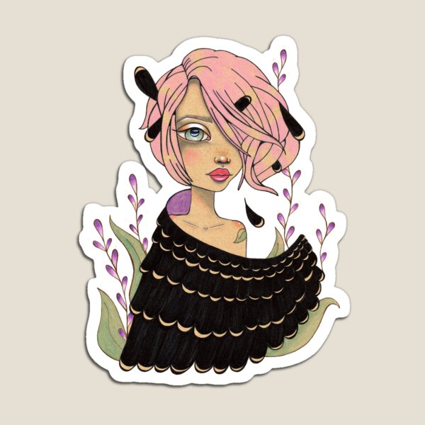 Changeling Girl Magnet