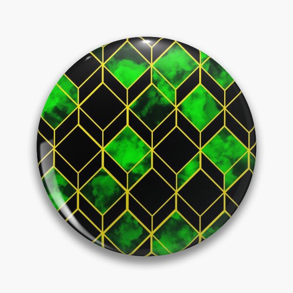 Item preview, Green Smoke Cuboid Material Design designed and sold by Carbonbubble.