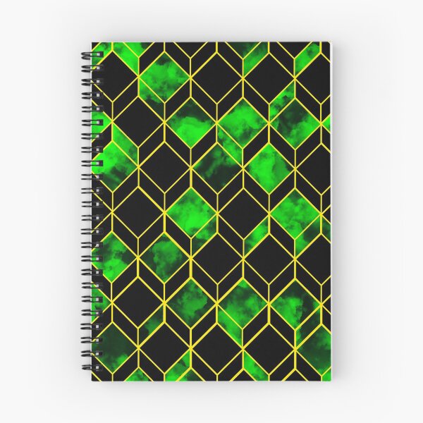 Item preview, Green Smoke Cuboid Material Design designed and sold by Carbonbubble.