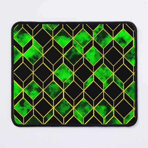 Item preview, Green Smoke Cuboid Material Design designed and sold by Carbonbubble.