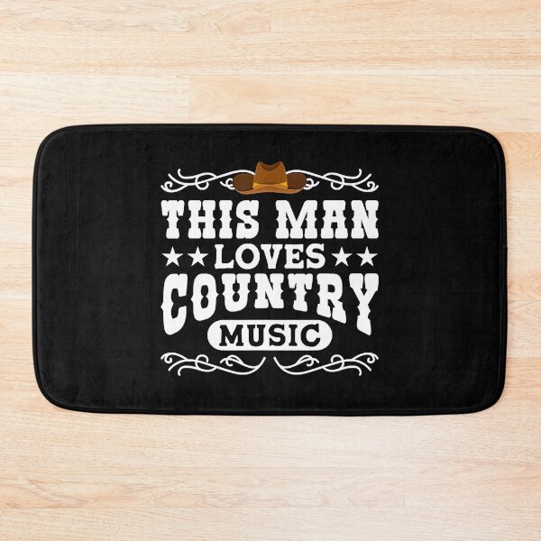 Item preview, This Man Loves Country Music designed and sold by ryanbrian.