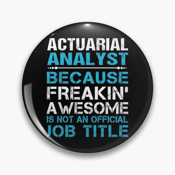 Item preview, Actuarial Analyst T Shirt - Freaking Awesome Job Gift Item Tee designed and sold by oetate4774.