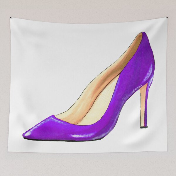 Artikelvorschau, Lila High Heel Schuhe entworfen und verkauft von NataBold.