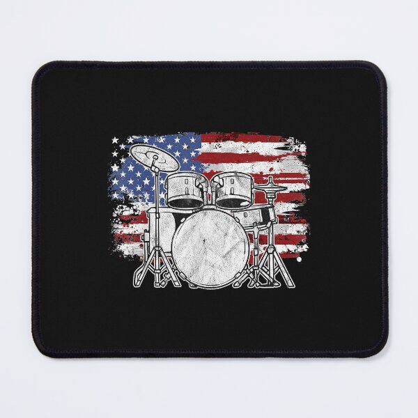 Item preview, Drummer Drum Set Drums USA Flag American 4th Of July Gift designed and sold by Chloe43212.