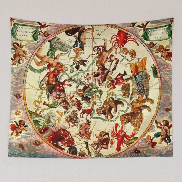 Item preview, Antique Celestial Map designed and sold by TheWitchsWolf.