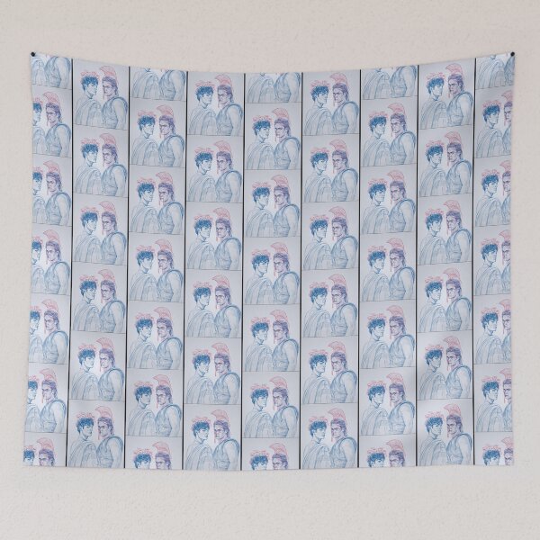 Aperçu de l'œuvre ACHILLE ET PATROCLE créée et vendue par UnhappySociety.
