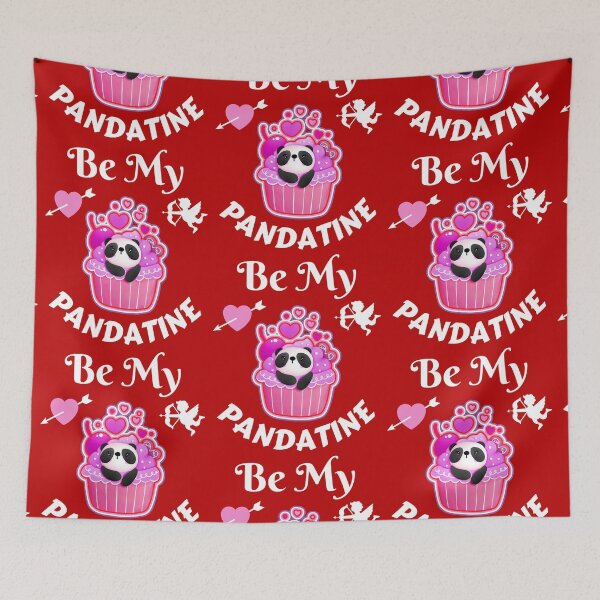 Item preview, Be My Pandatine designed and sold by WoodburyLake.