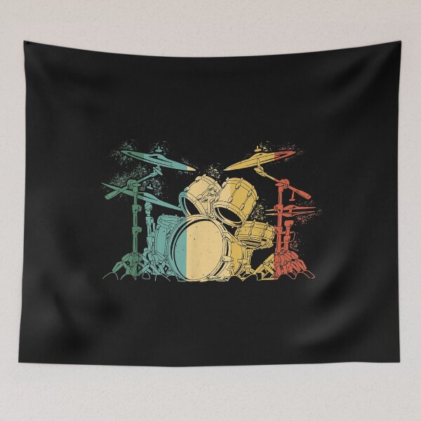 Item preview, Drummer Retro Vintage Drum Set Drumset Drummers Men Drumming designed and sold by Chloe43212.