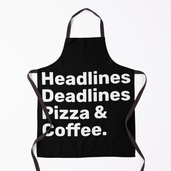 Item preview, Headlines Deadlines Pizza & Coffee | Journalism designed and sold by BopleDesigns.