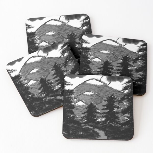 Item preview, Black Snow beautiful digital landscape designed and sold by VaiyuArts.